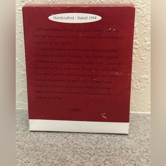 Lucinda & Teddy Ornament - Picture 4 of 4